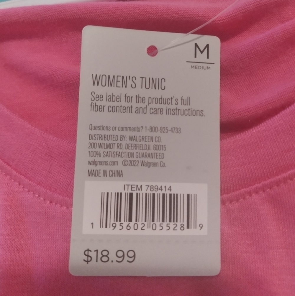 West Loop | Pink babydoll tunic top - Picture 4 of 6